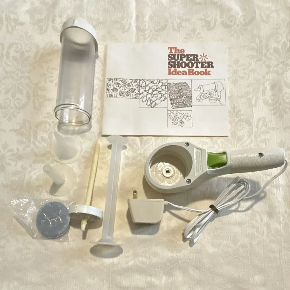 Vintage Wear-Ever Super Shooter Electric Cookie Press Canape Candy Maker 70001